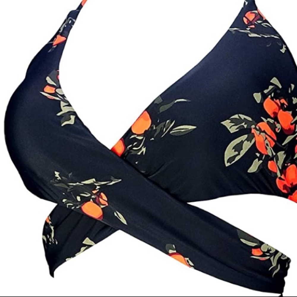 cocoship wrap swim top, bikini top, swimwear